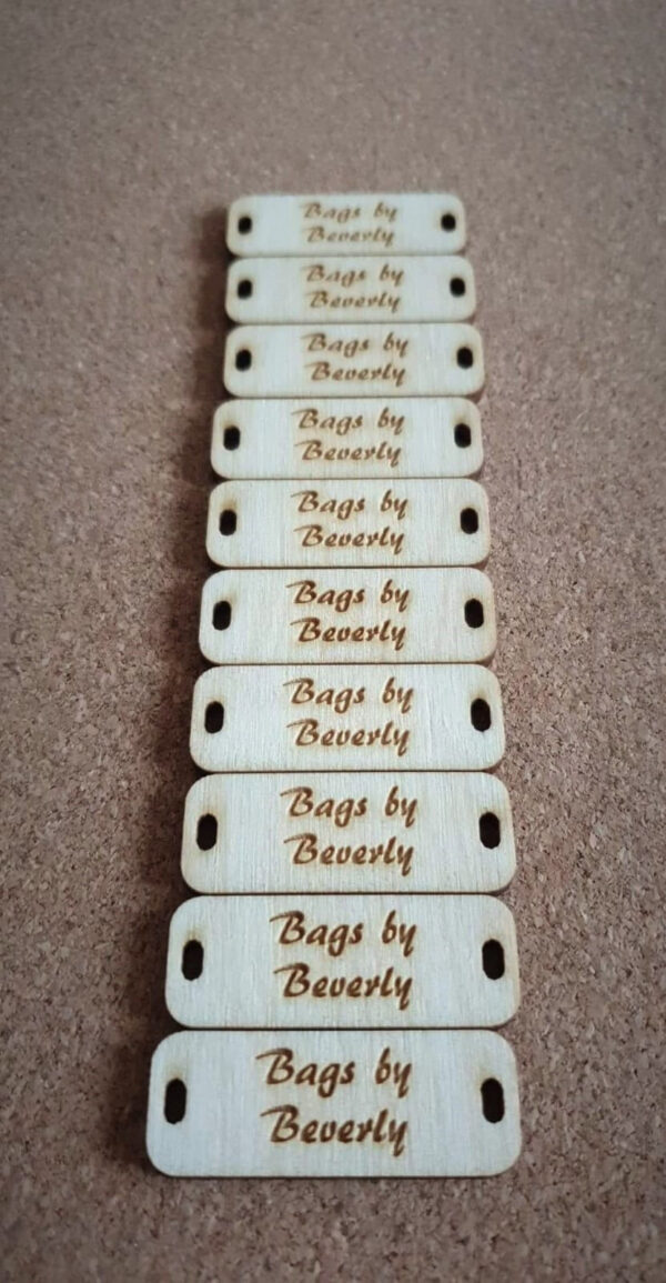 Personalised Rectangular Tag Bags By Beverly