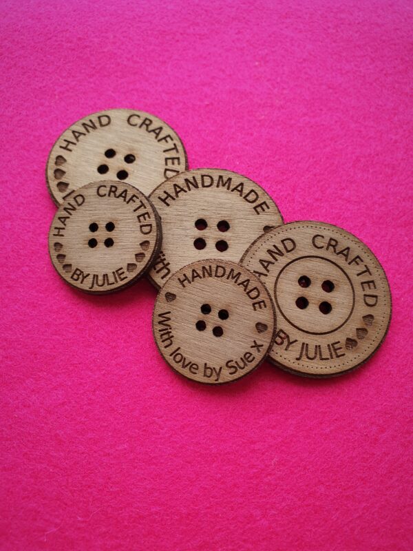 Walnut Circular Button Collection