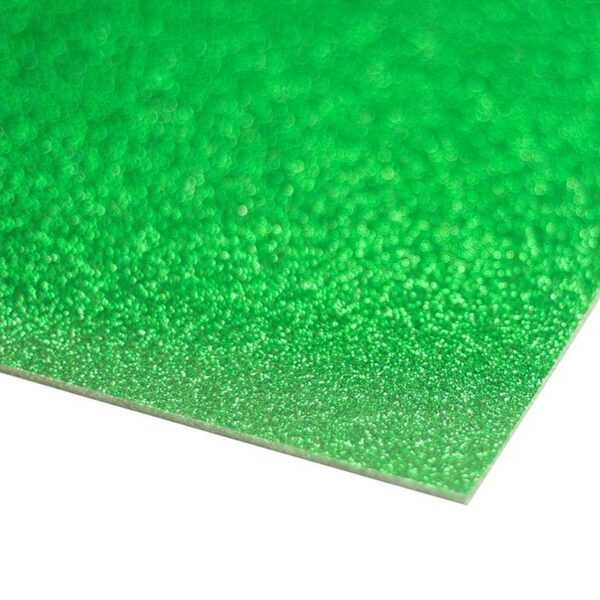 Acrylic Green Glitter