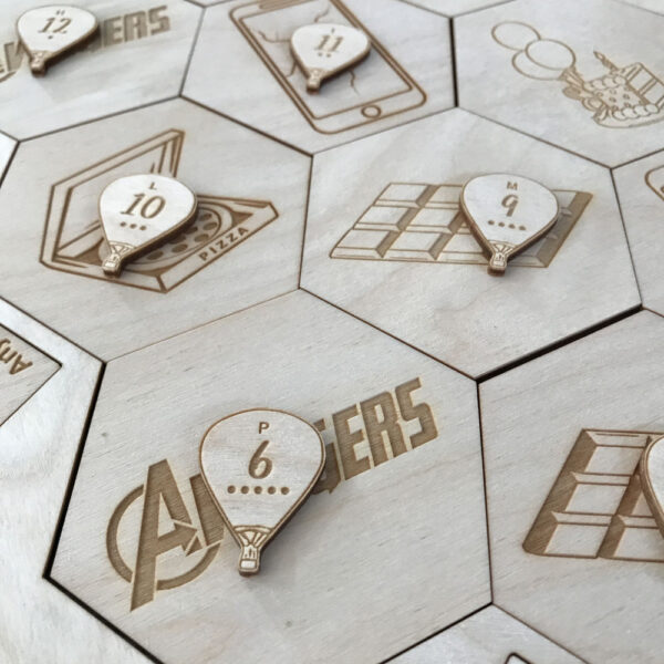 Settlers Of Catan Personalised Game Board Pieces