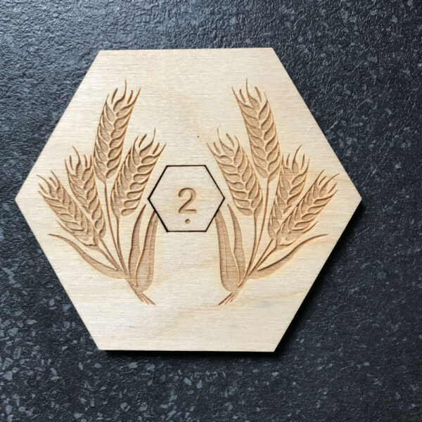 Settlers Of Catan Engraved Game Board Pieces