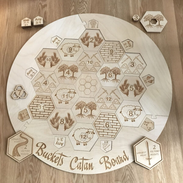 Large Catan Gaming Board