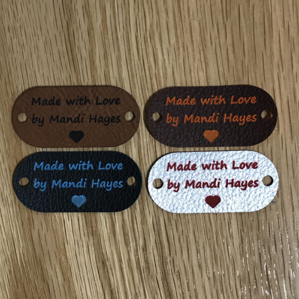 Custom Leatherette Tags